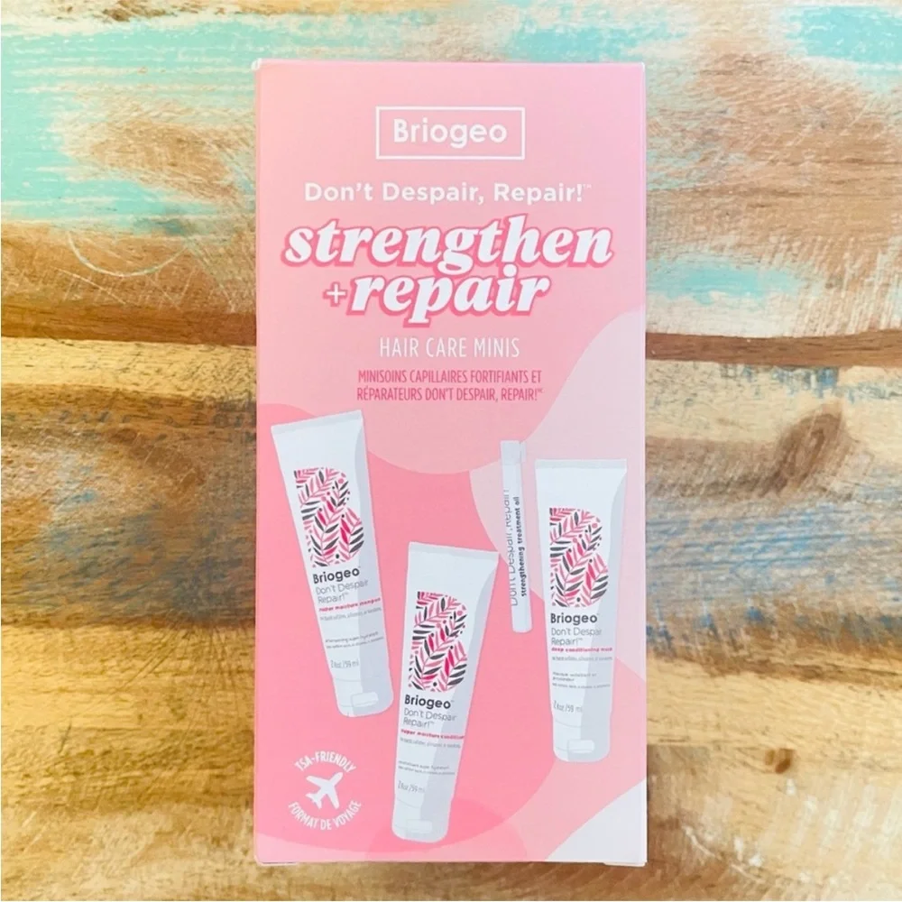 BRIOGEO Don't Despair, Repair!  Strengthen + Repair Hair Care Minis